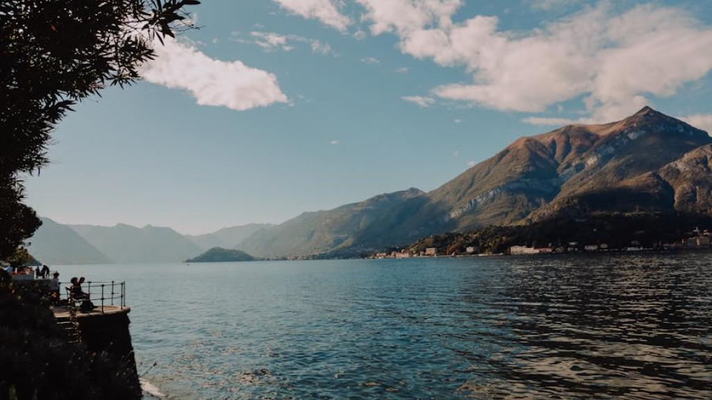 Le lac de Côme, accessible en train