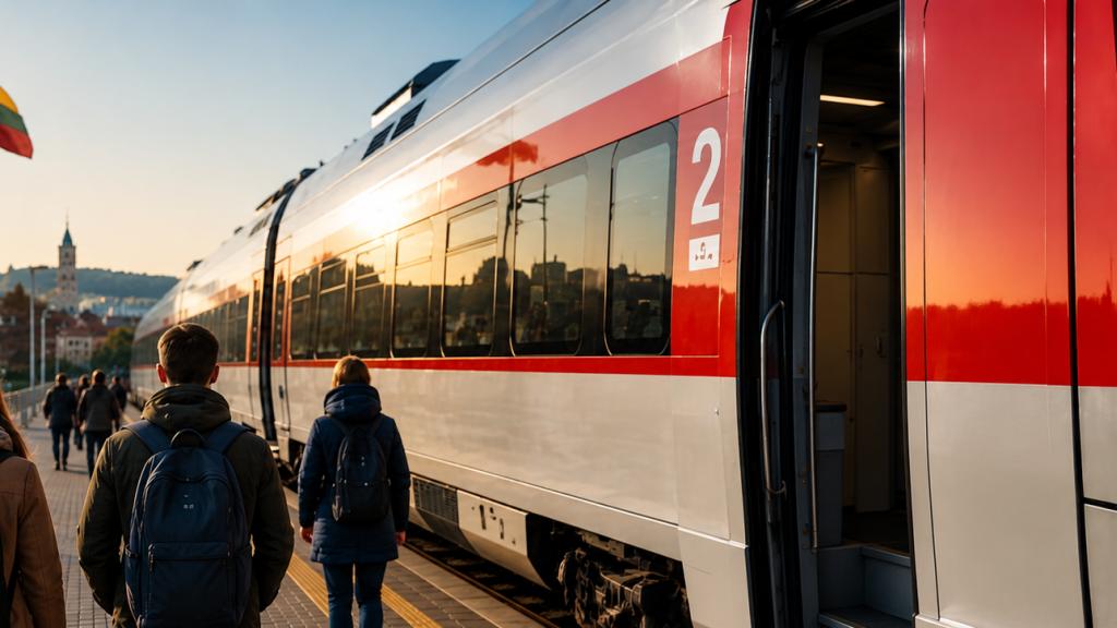 En Lituanie, le train à moitié prix pour faire face à la flambée des carburants