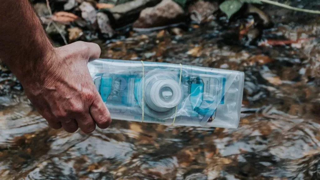 Innovation : un sac pliable purificateur d’eau