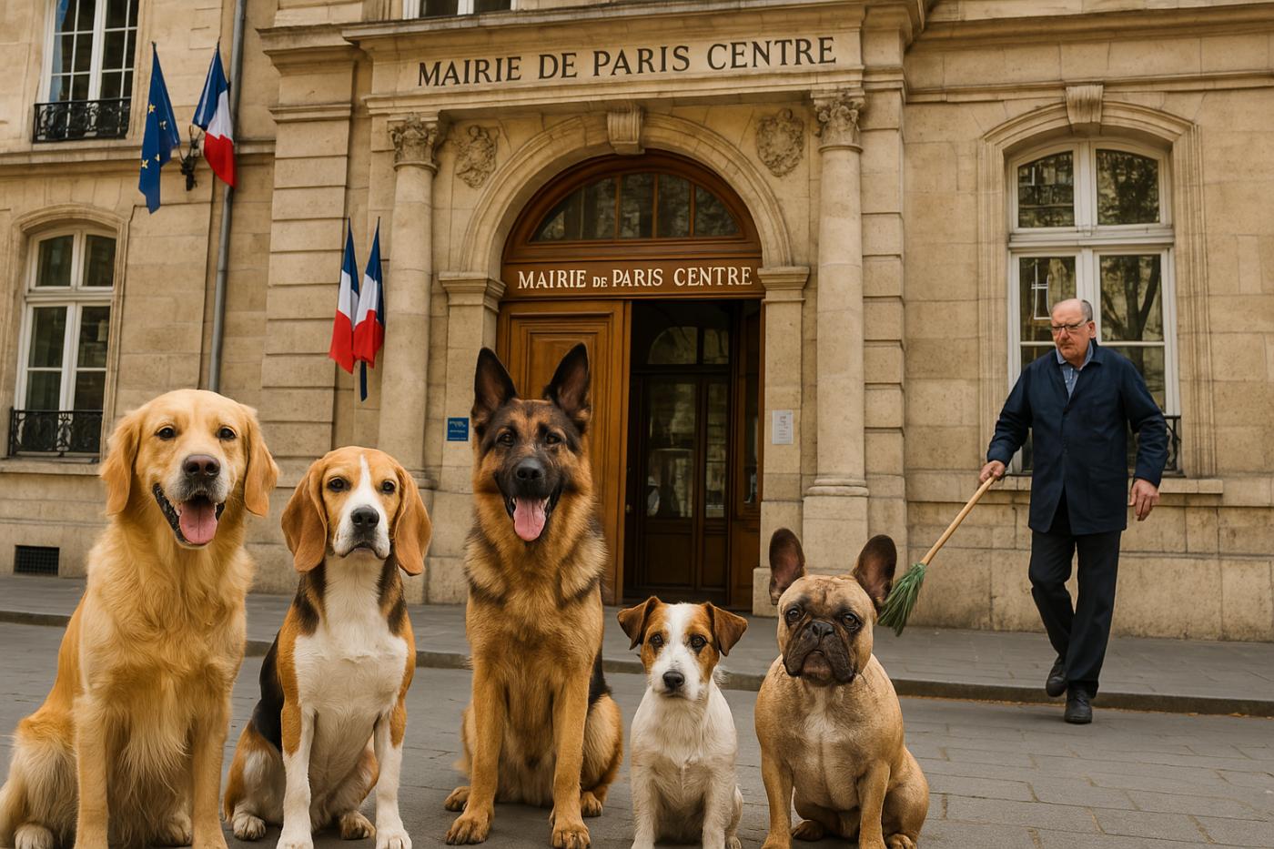 Paris Centre contre les chiens
