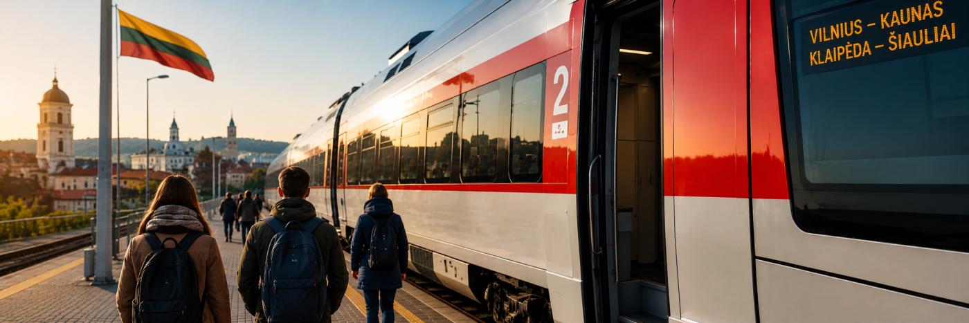 En Lituanie, le train à moitié prix pour faire face à la flambée des carburants