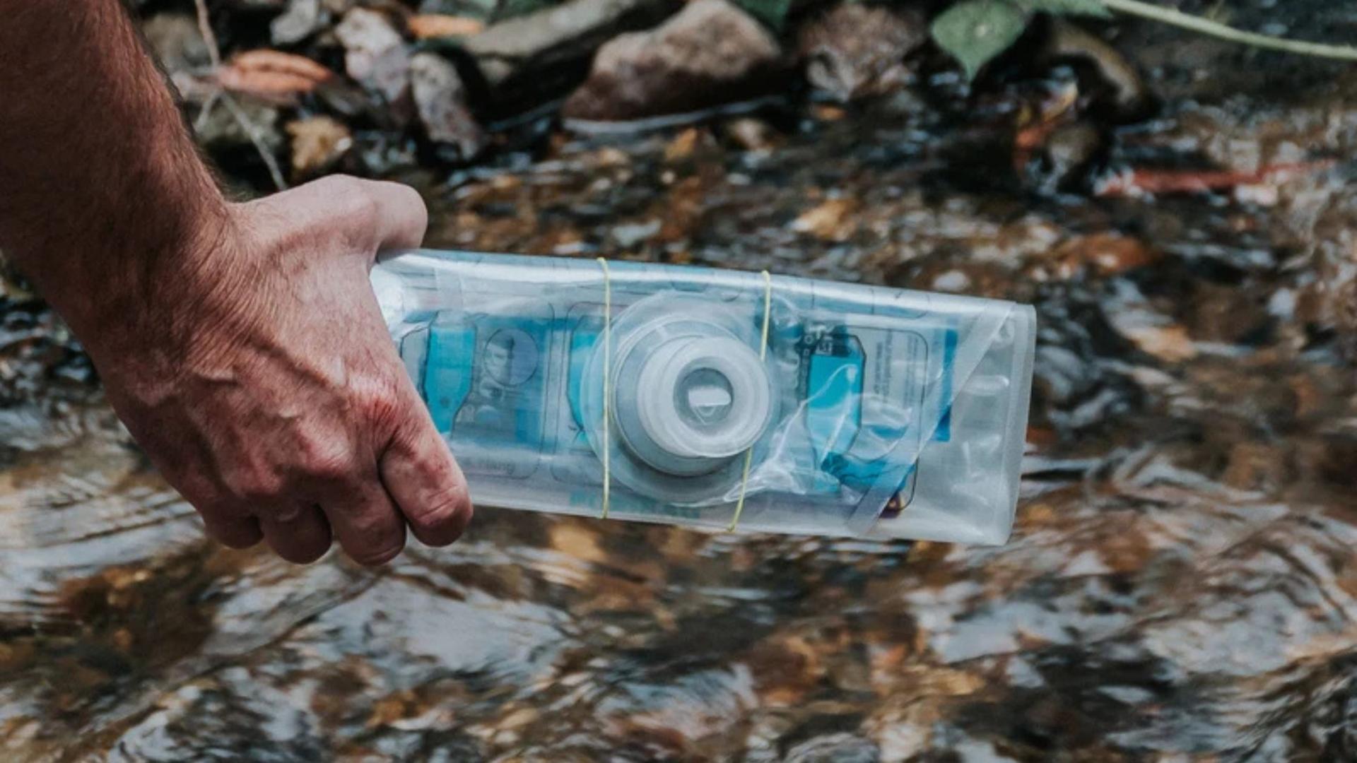Innovation : un sac pliable purificateur d’eau