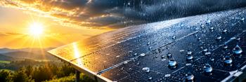 Ces panneaux solaires captent l’énergie du soleil… et des gouttes de pluie